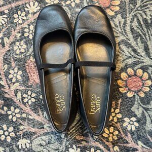 Franco Sarto Black Ballet Flats, Worn Once, Size 7.5
